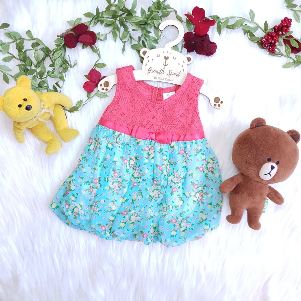 YOUNGLAND BABY Baby Girl Floral Dress 12M